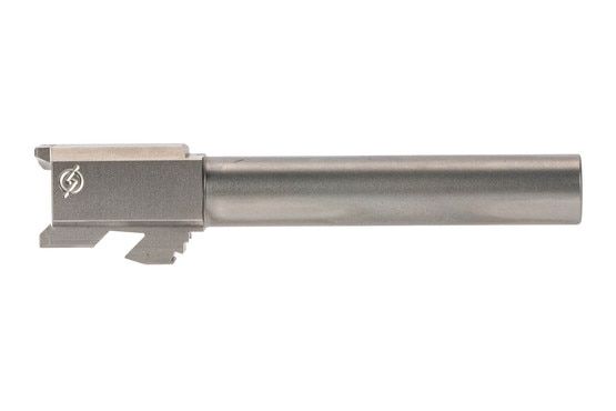 The Agency Arms Syndicate G17 Barrel features a stainless steel finish